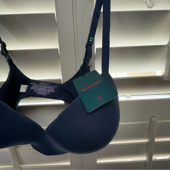 Tommy John Blue Smooth-Cup Bra Intimates - Picture 2 of 4